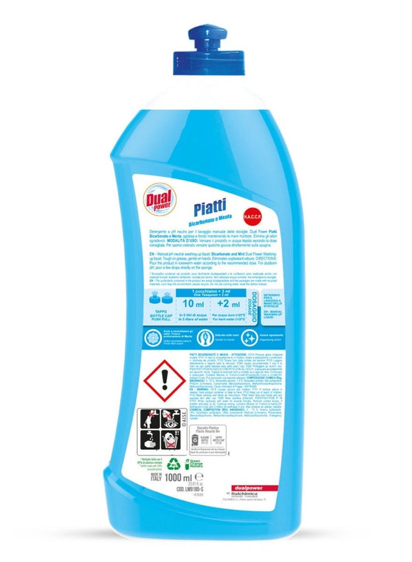 Dual Power Dishwashing Liquid Bicarbonate & Mint