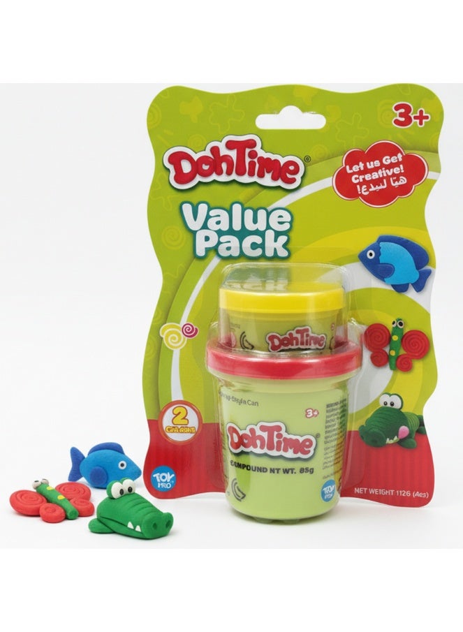 DOH TIME Value Pack 128g - Creative Play Dough