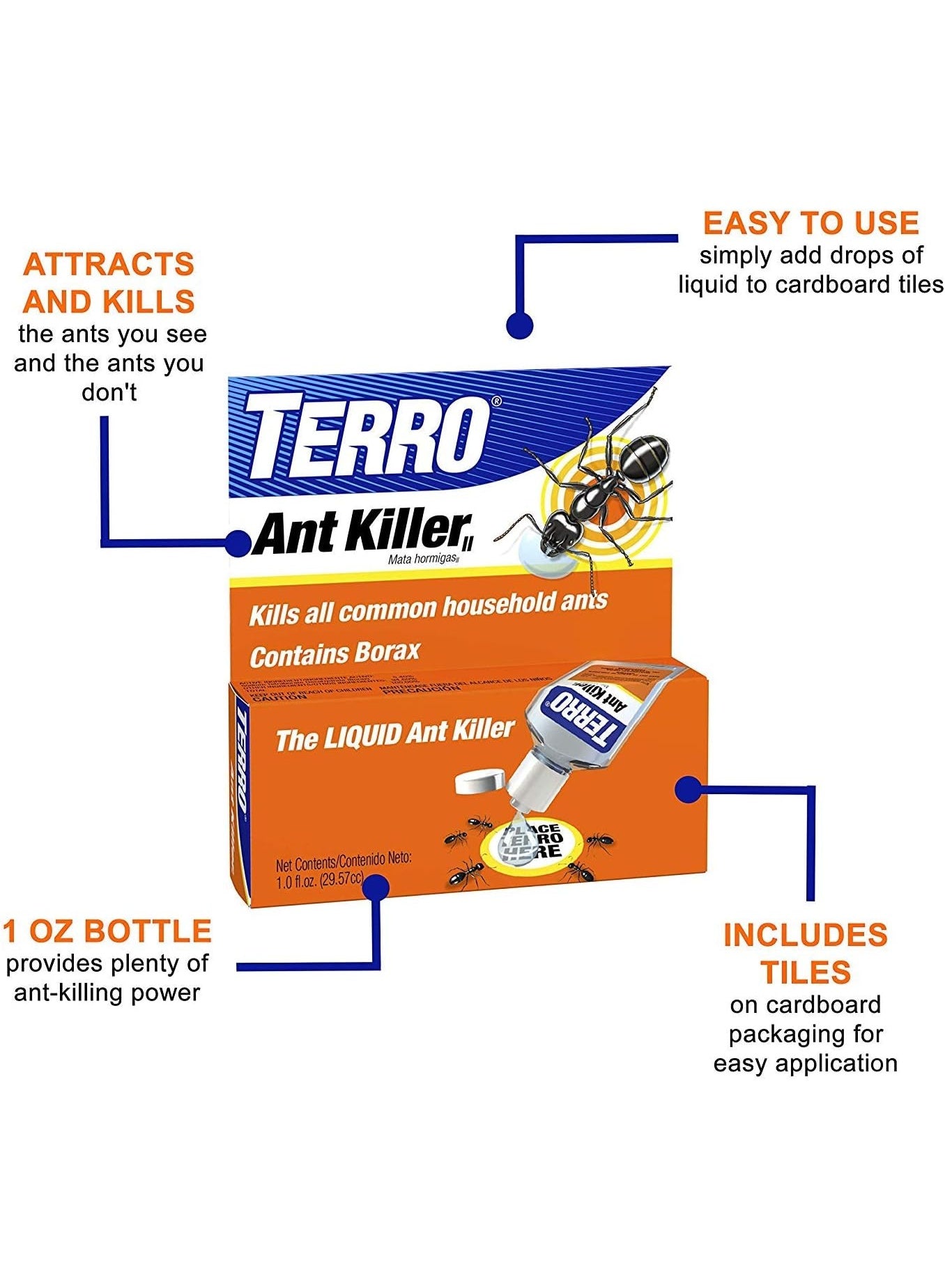 allow ants, ant bait, ant killer, ant trails, bait back, colony key, kills ant, liquid ant, liquid ant killer, may take, near ant, near areas, per bait, terro, two weeks