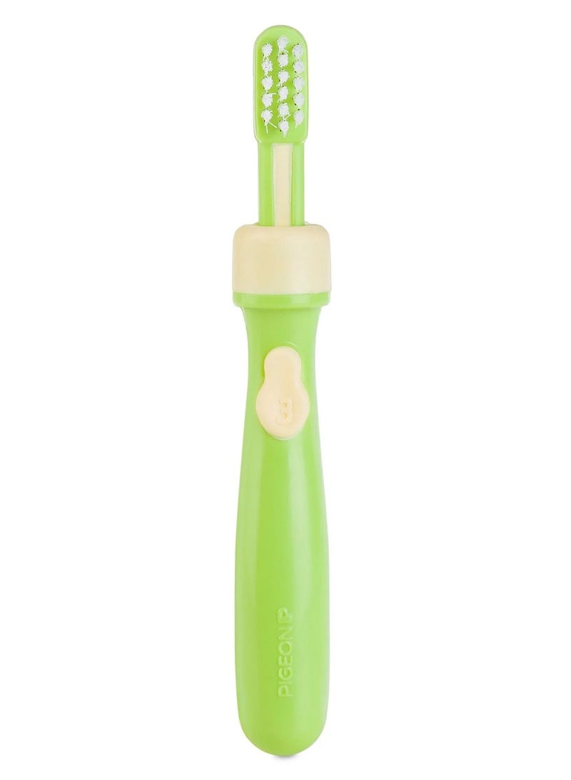 Pigeon Lesson 3 Training Toothbrush - GREEN