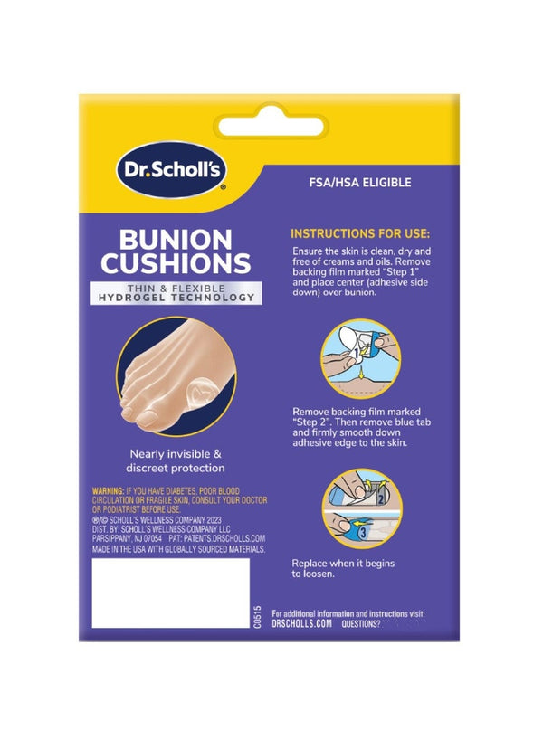 Dr. Scholl's Bunion Cushion 5 Pack for Pain Relief