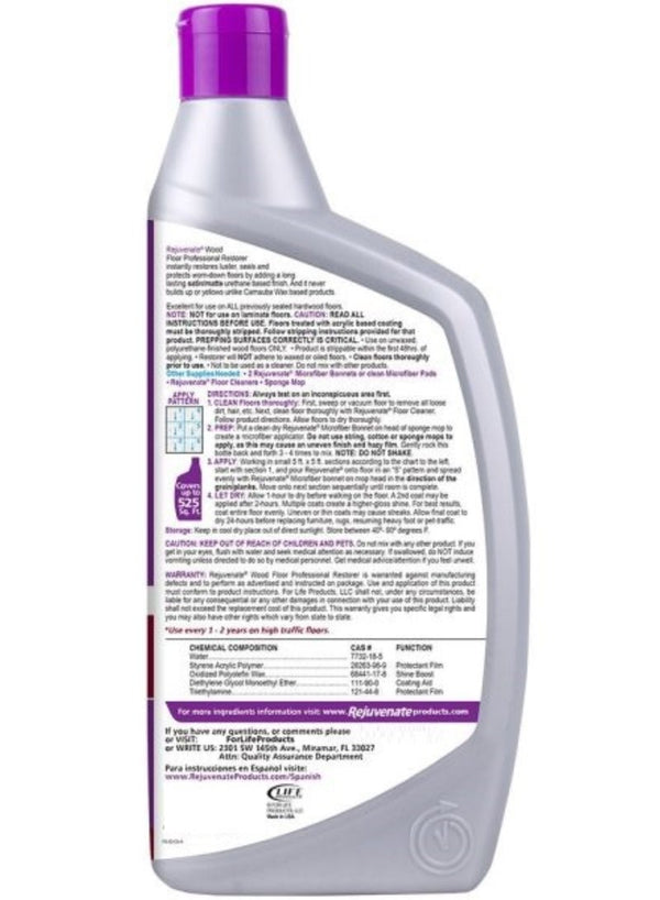 Rejuvenate Wood Floor Restorer 947 ML