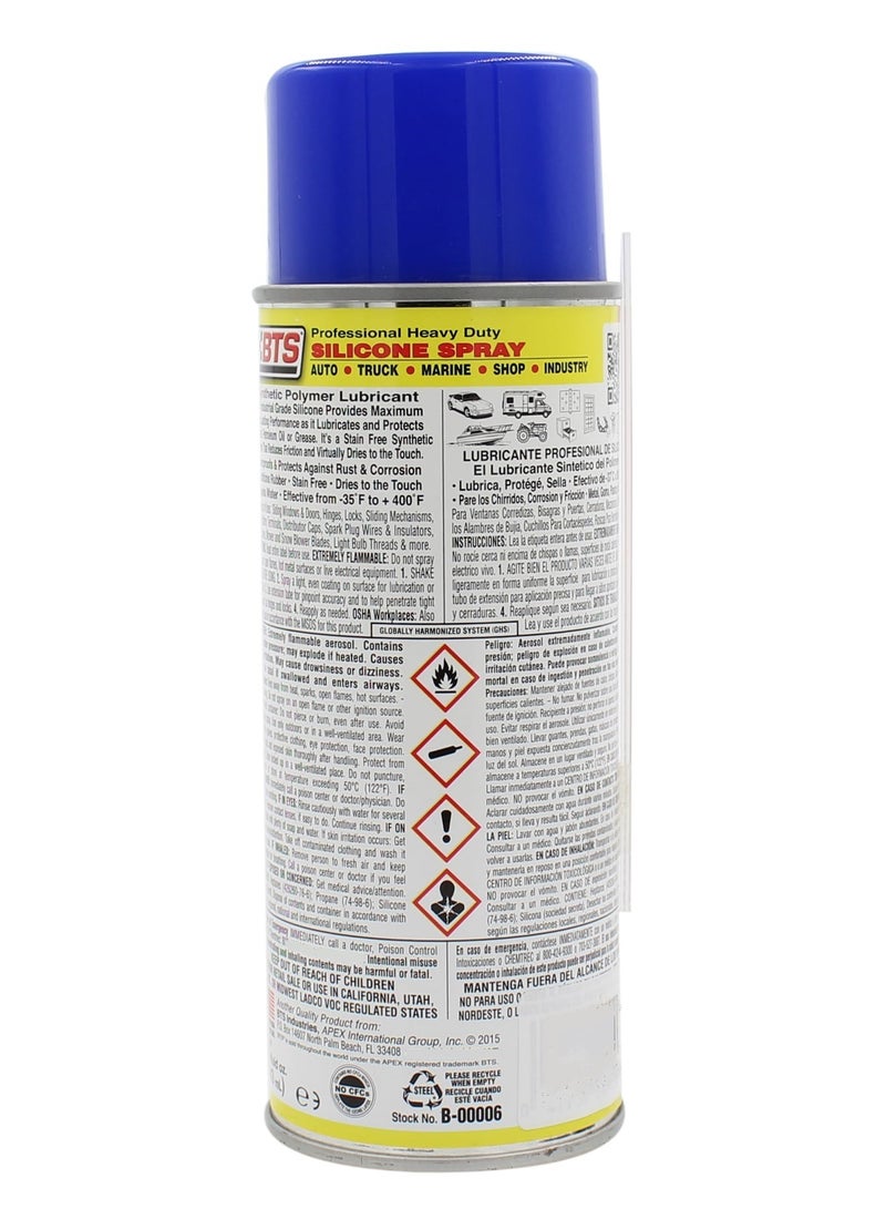 BTS Pro Heavy Duty Silicone Spray Synthetic Lubricant