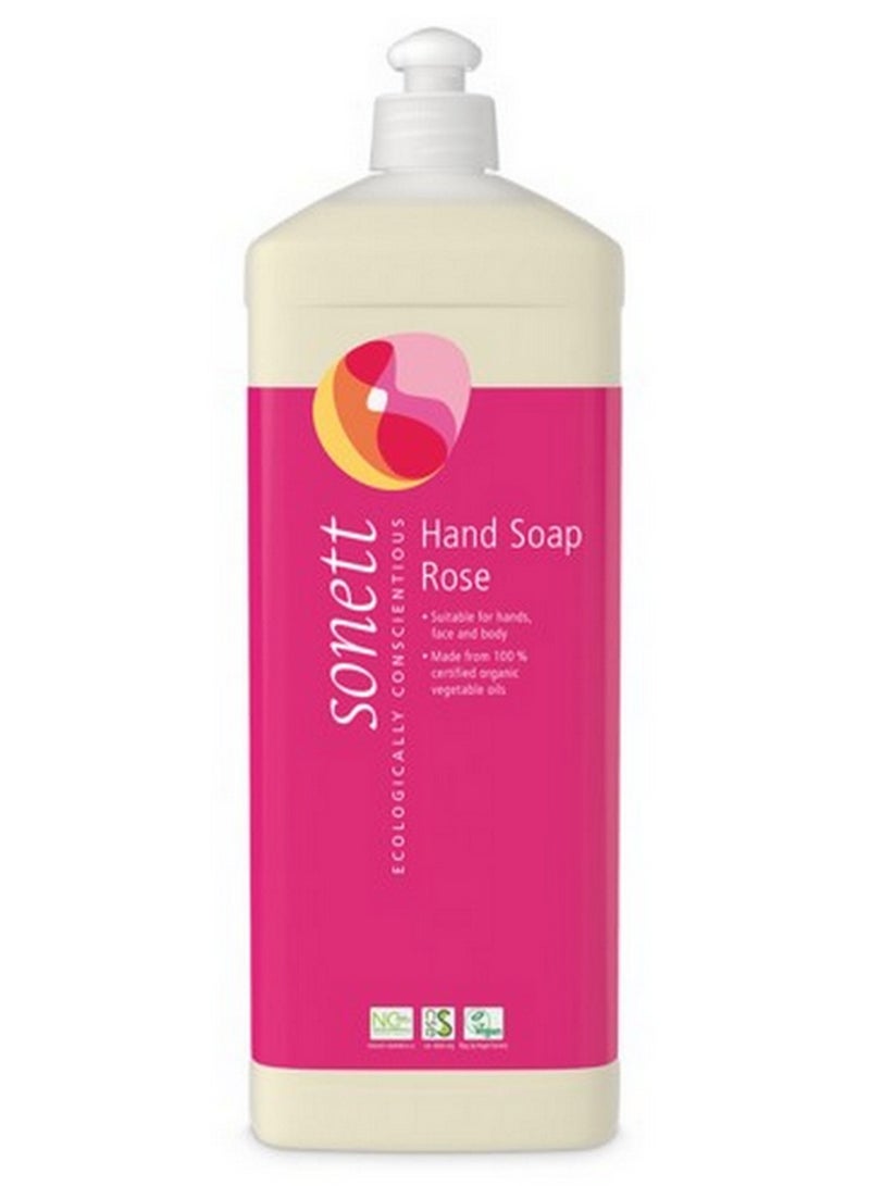 SONETT Hand Soap Rose 1L - Eco-Friendly Luxury