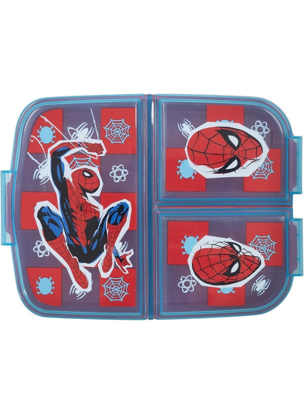 STOR Multi Compartment Sandwich Box - Spiderman