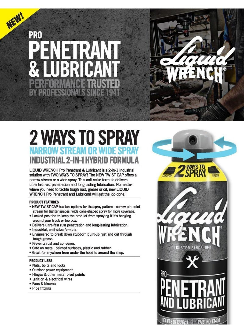 LIQUID WRENCH Pro Penetrant & Lubricant 226G