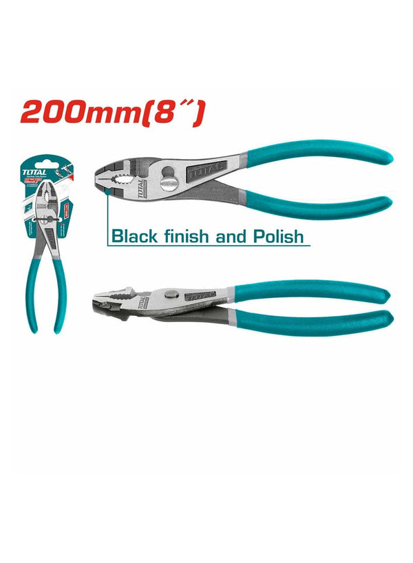 TOTAL Slip Joint Plier 8 Inch | Premium Tools