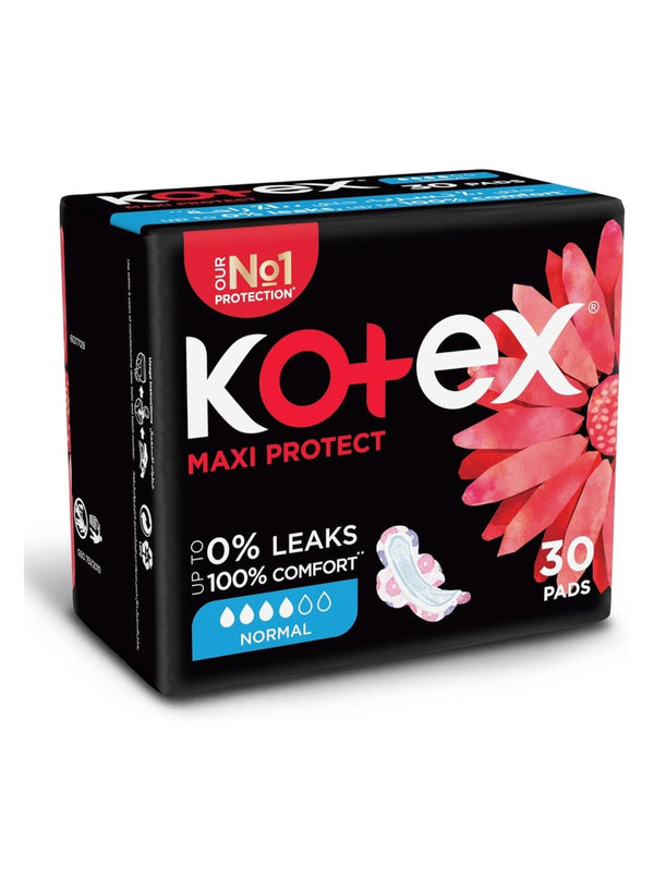 Kotex Maxi Protect Thick Pads 30 Count