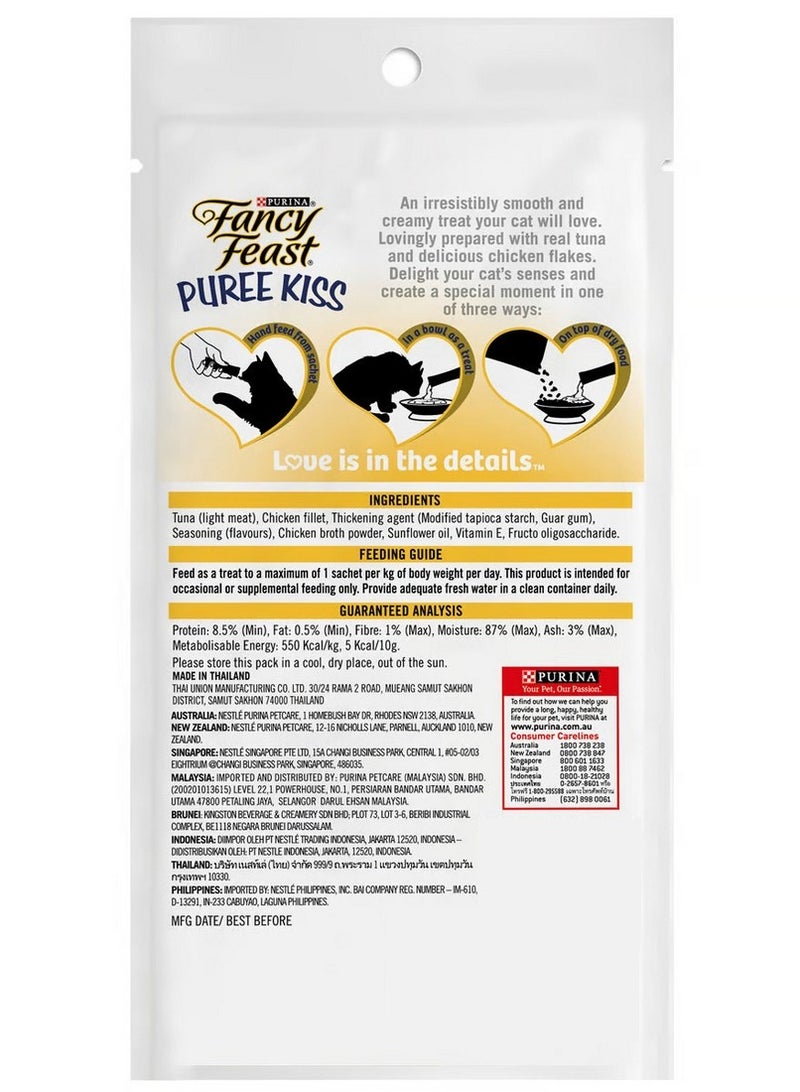 Purina Fancy Feast Tuna Puree with Chicken Flakes