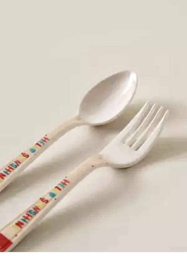 Disney Baby Minnie Mouse Fork and Spoon Set