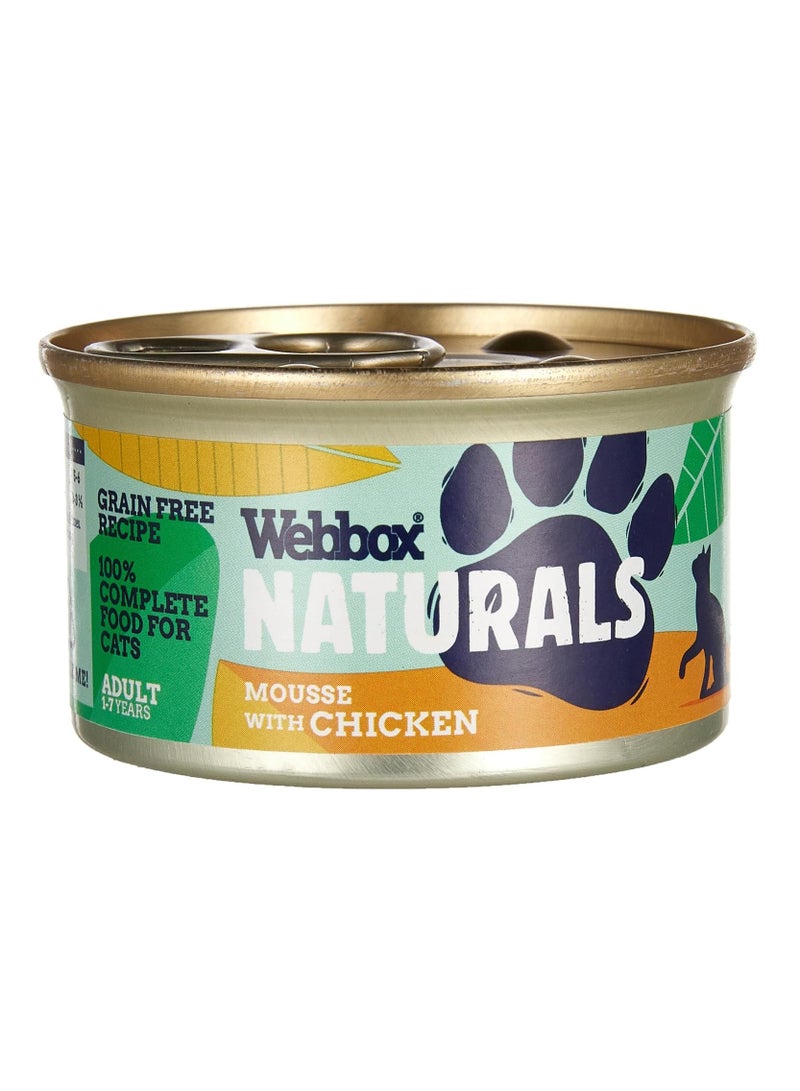 Webbox Natural Cat Mousse Chicken 85G