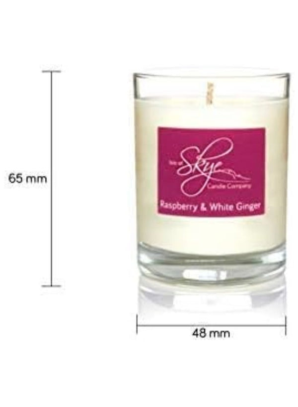 Raspberry & White Ginger Candle - Isle Of Skye