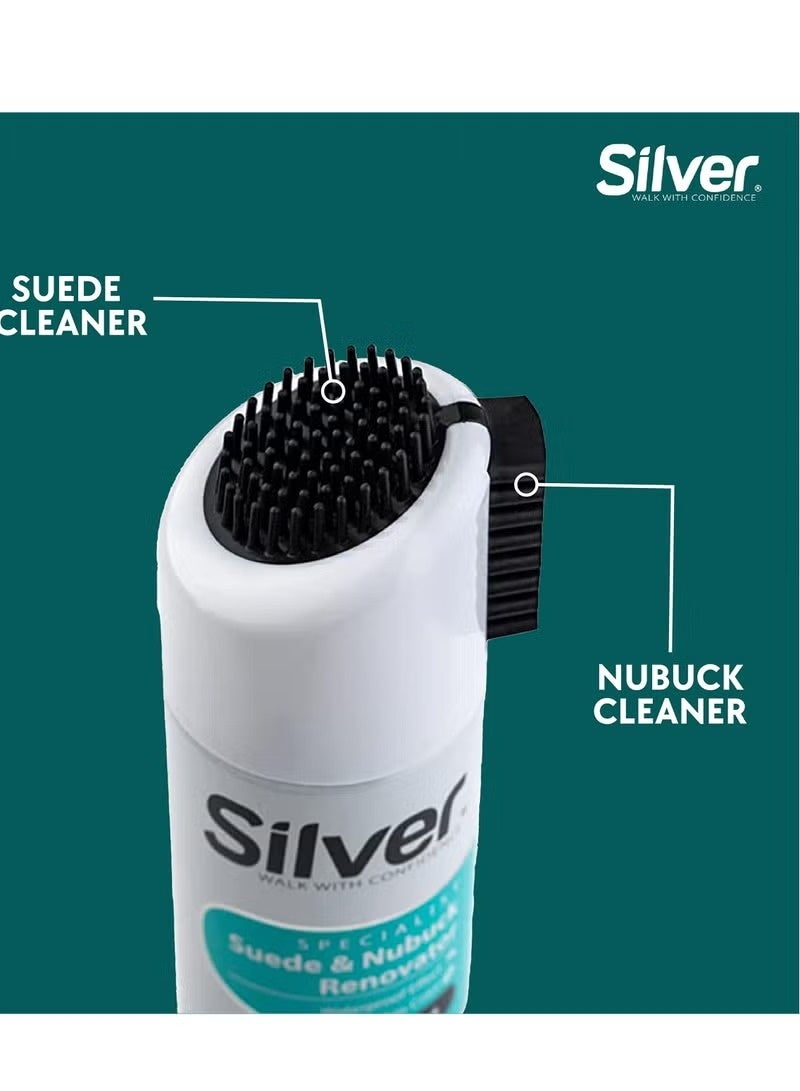 Silver Specialist Suede & Nubuck Renovator Black