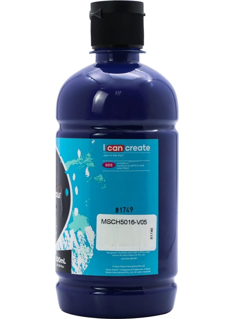 Mont Marte Acrylic Colour Phthalo Blue 500 ML