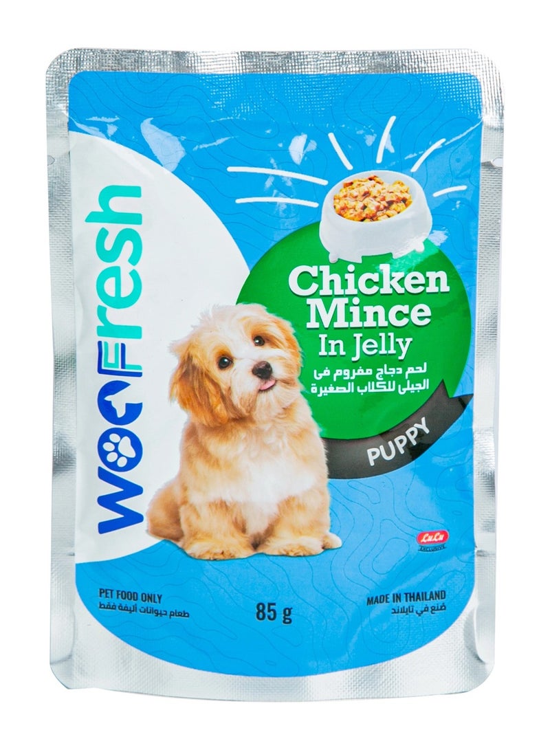 WOOFRESH Chicken Mince in Jelly for Puppies 85G