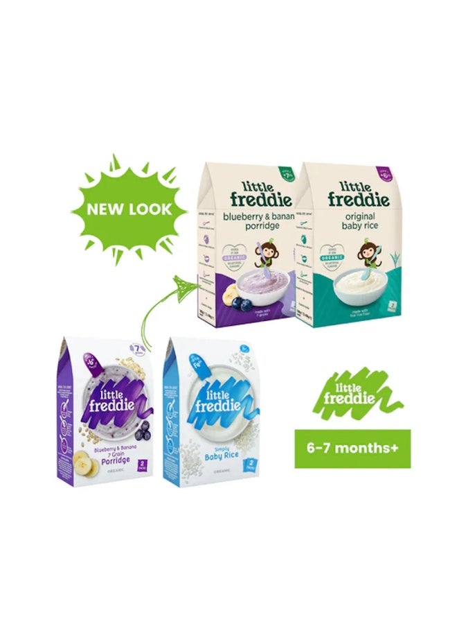 Little Freddie Organic Baby Rice 2 x 80g