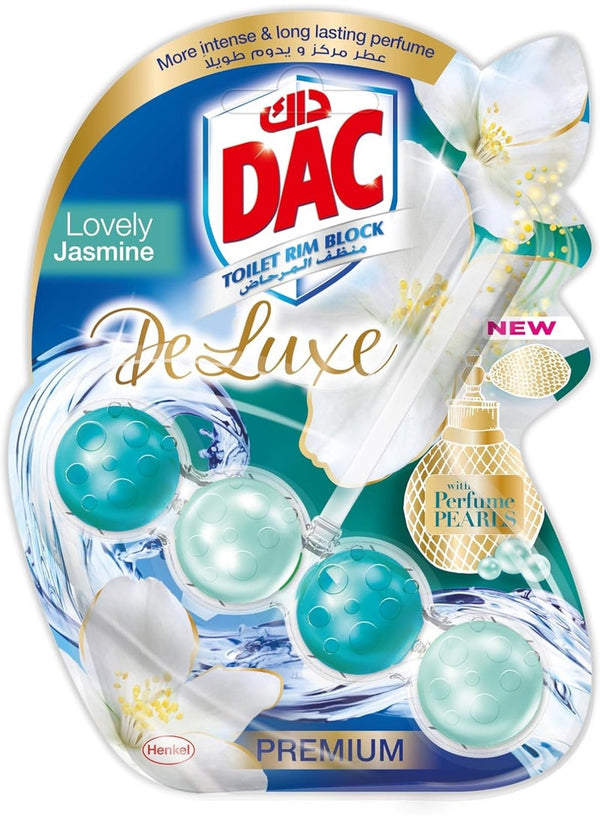 Dac Toilet Rim Block Deluxe Lovely Jasmine 50G
