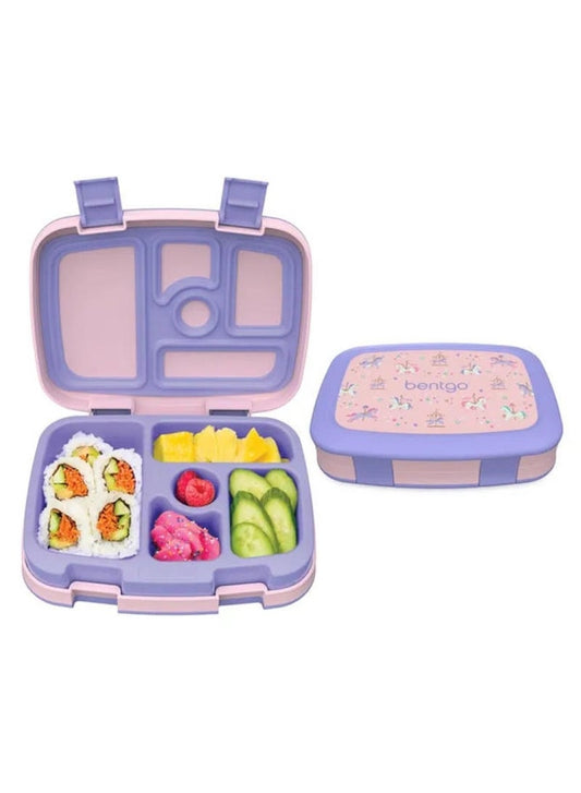 Bentgo Kids Prints Lunchbox Carousel Unicorns
