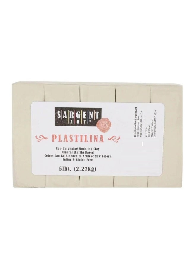 SARGENT ART Non Hardening Plastilina Modeling Clay Cream