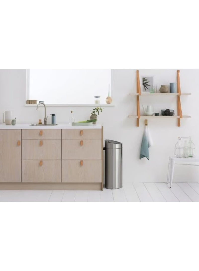 Brabantia Touch Bin 40 Litre Matt Steel