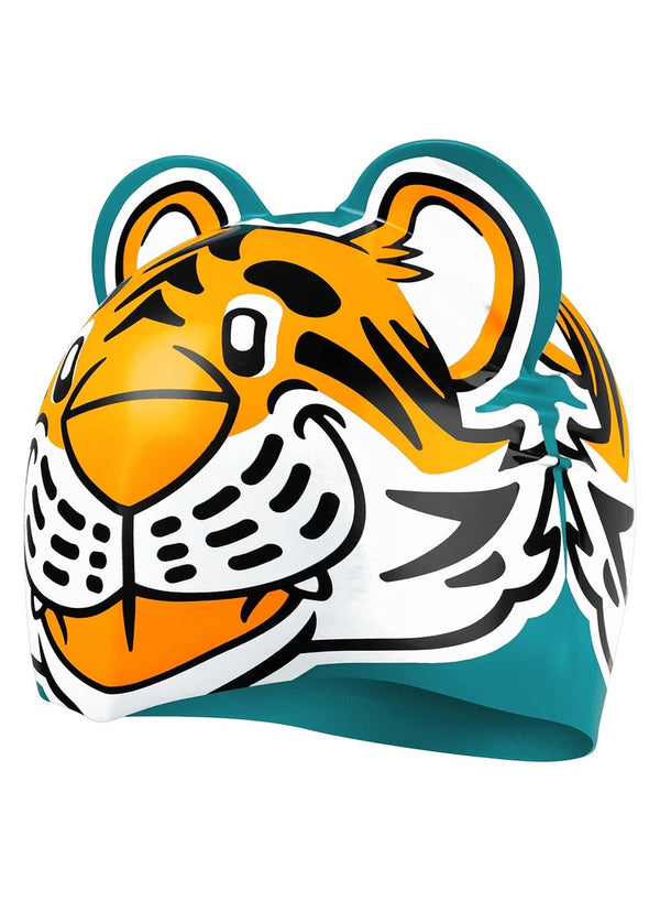 Speedo Printed Character Silicone Swimming Cap Junior