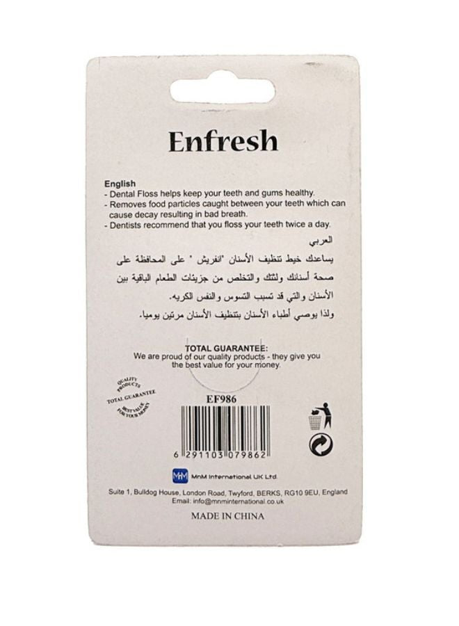 Enfresh Mint Waxed Dental Floss 50m - Enfresh