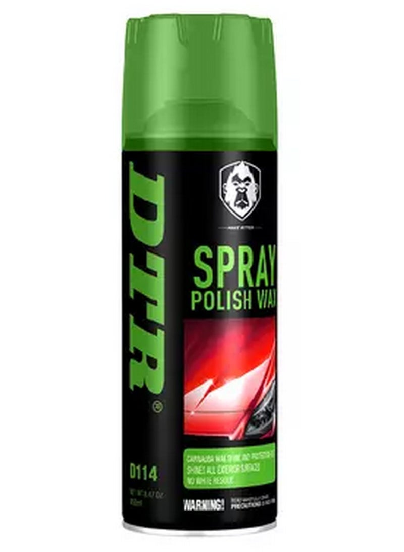 DTR Spray Polish Wax Carnauba Shine 450ML