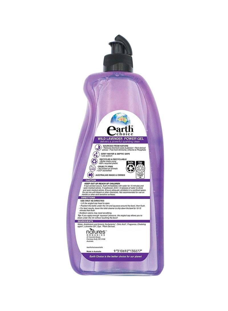 Wild Lavender Toilet Power Gel 750 ML - Earth Choice