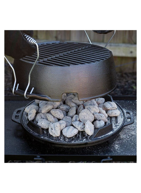 Lodge 12 Inch Cast Iron Kickoff Grill