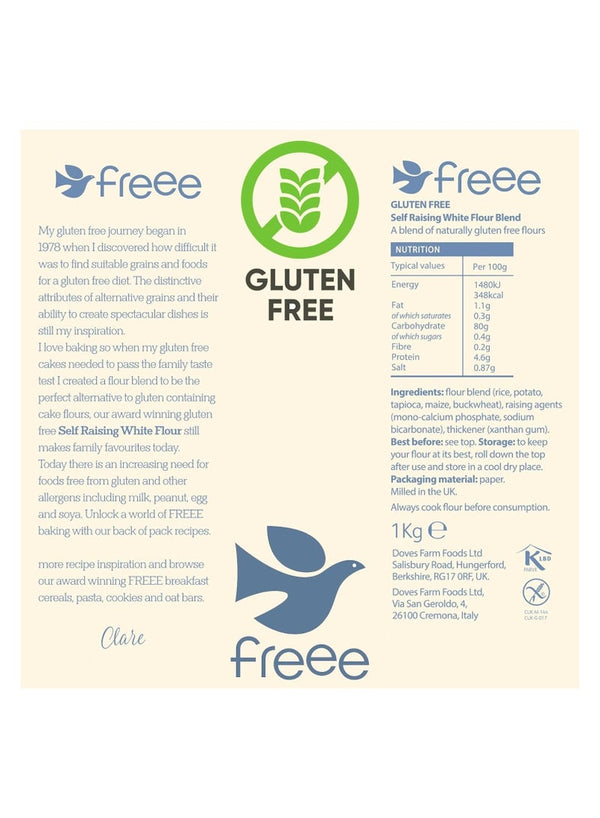 Doves Farm Gluten Free Self Raising Flour 1 Kg