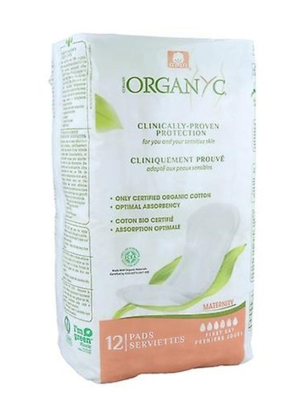 ORGANYC First Days Maternity Pads - 100% Cotton