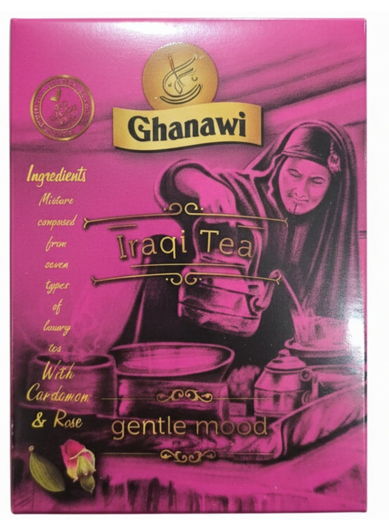 Premium Ghanawi Iraqi Black Tea with Rose Petals