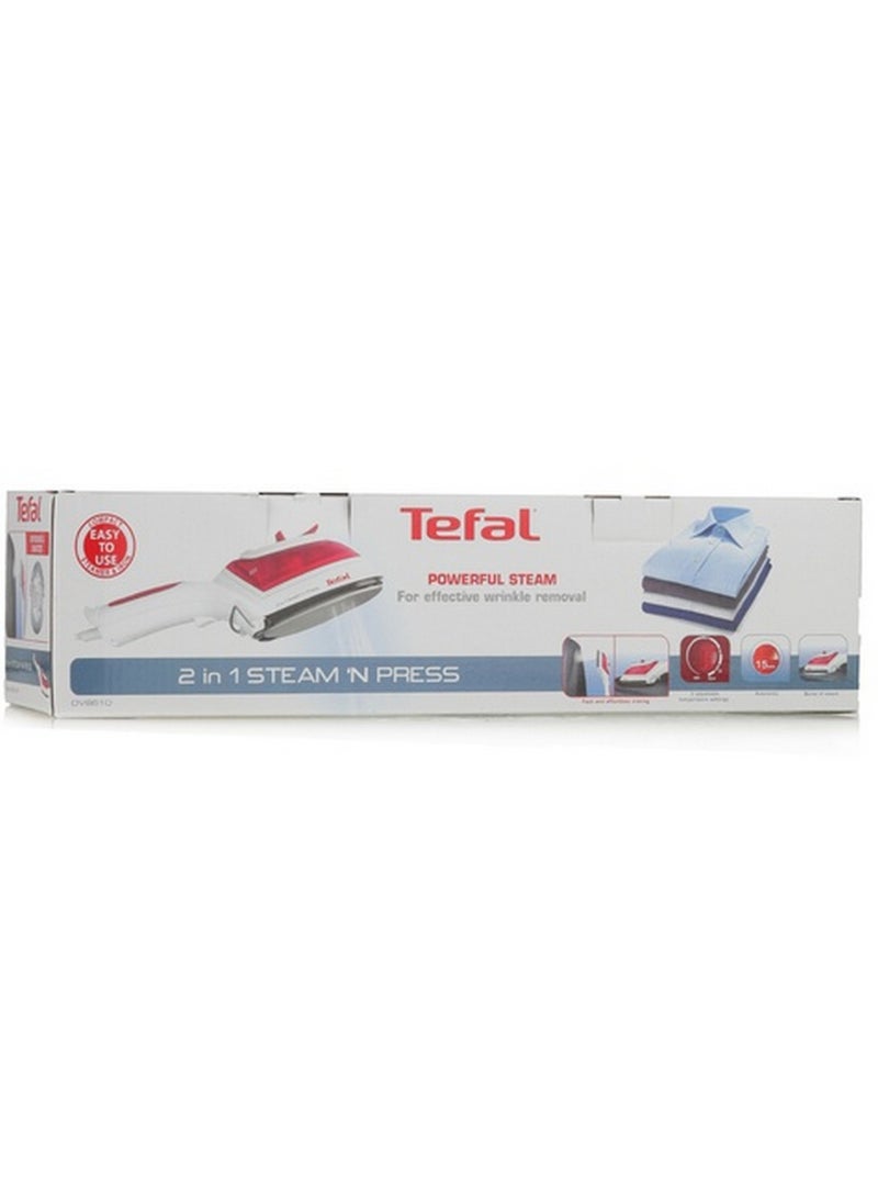 Tefal Powerful Steamer & Press Iron Red/White