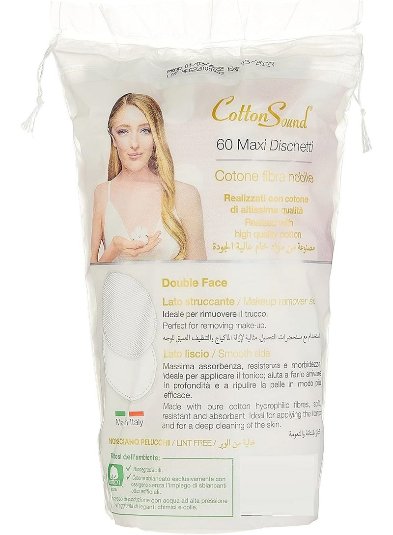 Cotton Sound Gold Maxi Oval Pads 60 Pcs