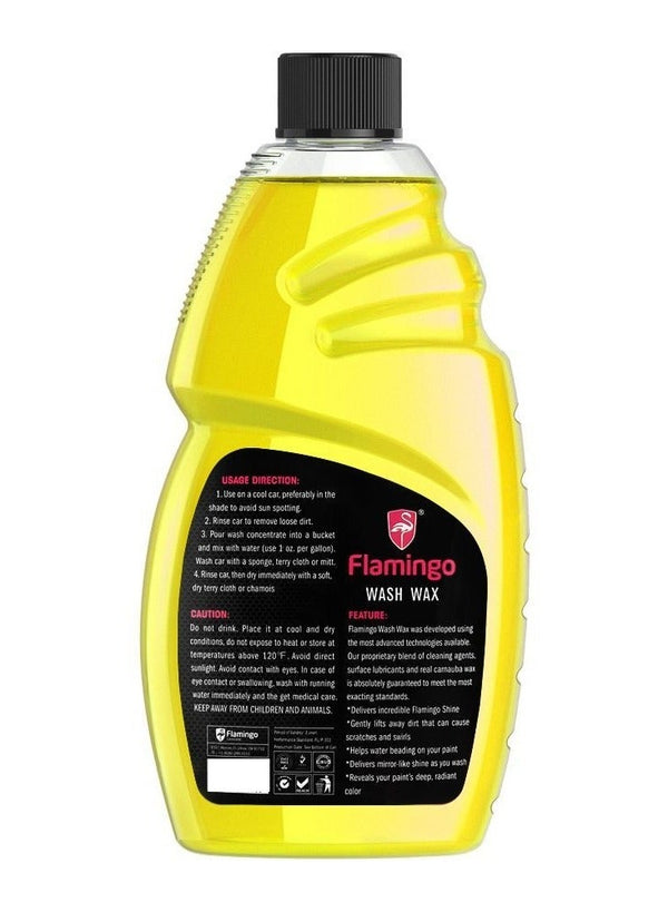 Flamingo Wash Wax Shine 500 ML