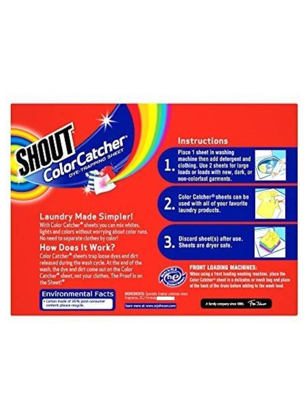 Shout Color Catcher Dye Trapping Sheets 24 Sheets