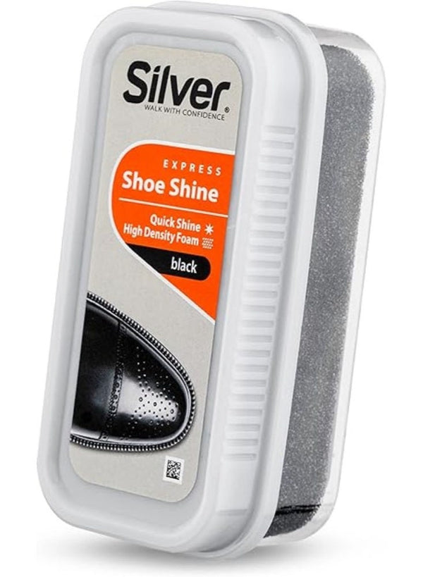 Silver Express Shoe Shine with High Density Foam