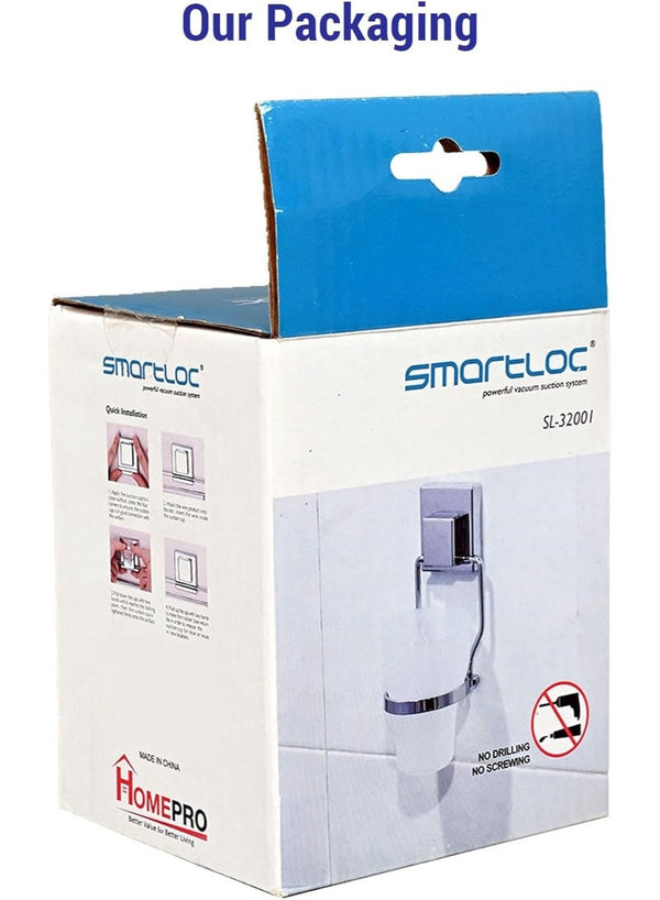 SMARTLOC Vacuum Suction Tumbler Holder Silver