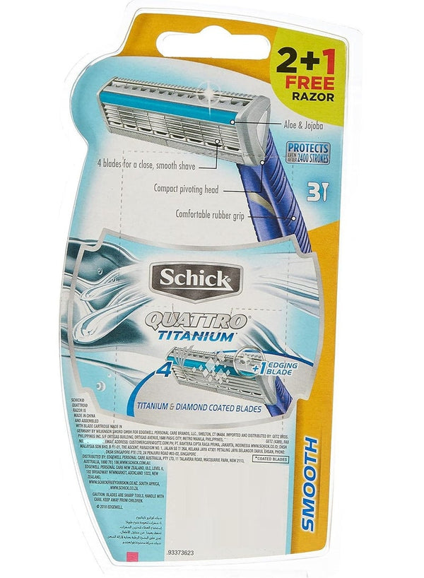 Schick Quattro Titanium Razor for Men