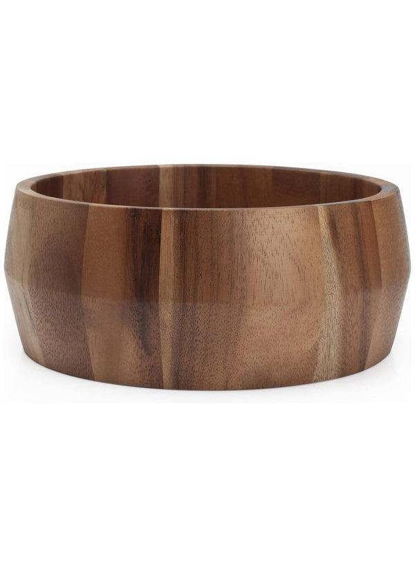 BILLI Acacia Round Serving Bowl - Elegant Tableware