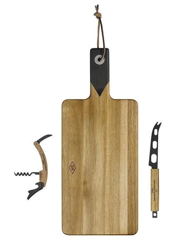 GENTLEMEN'S HARDWARE Cheese Board Set With Knives