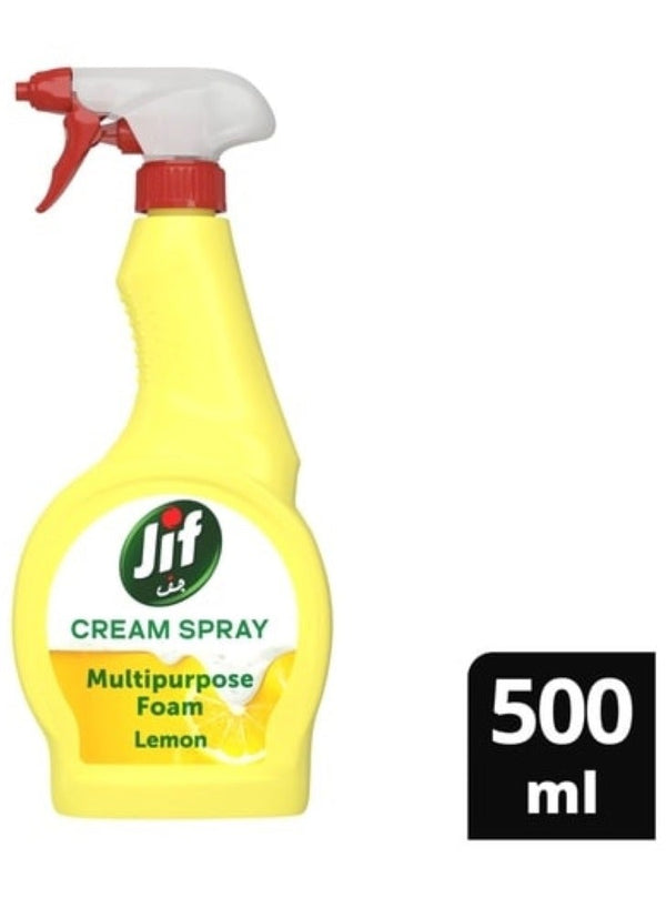 Jif Cream Spray Multipurpose Foam Lemon 500 ML