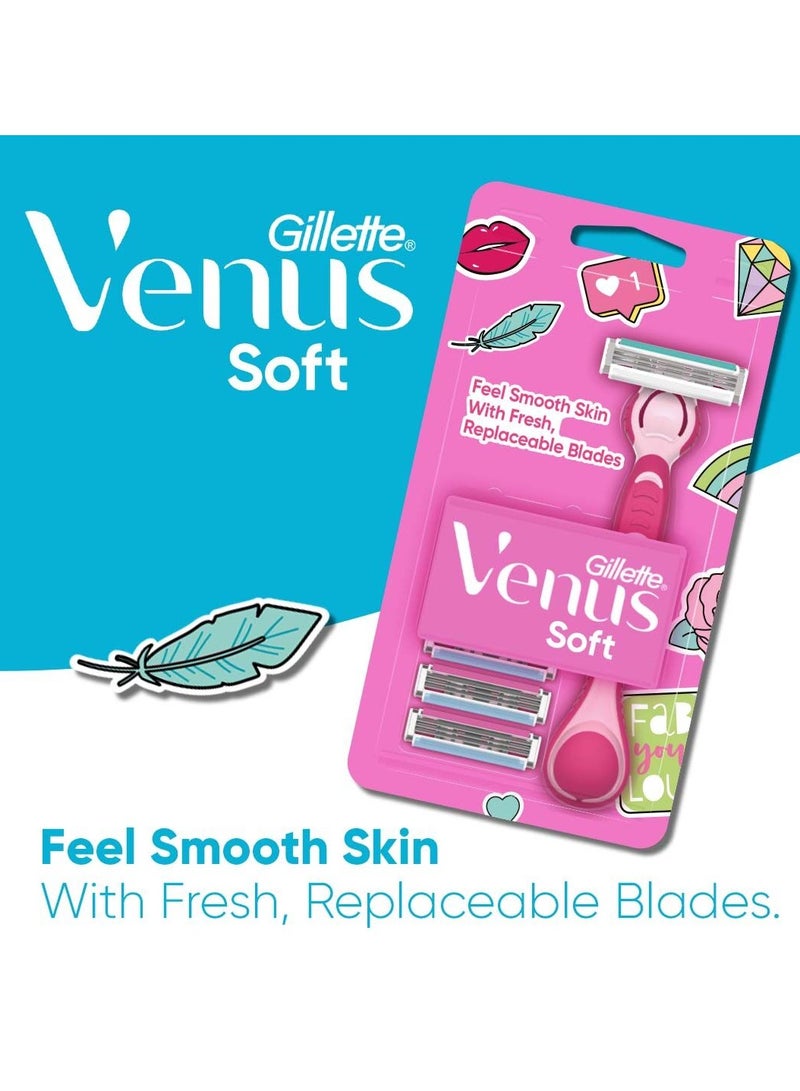 Gillette Venus 3In1 Refillable Women's Razor