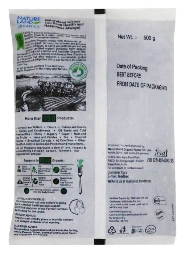Nature Land Organics Black Basmati Rice 500 G