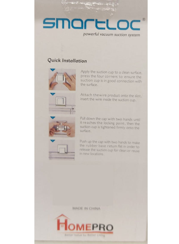 SMARTLOC Vacuum Suction Soap Holder Silver