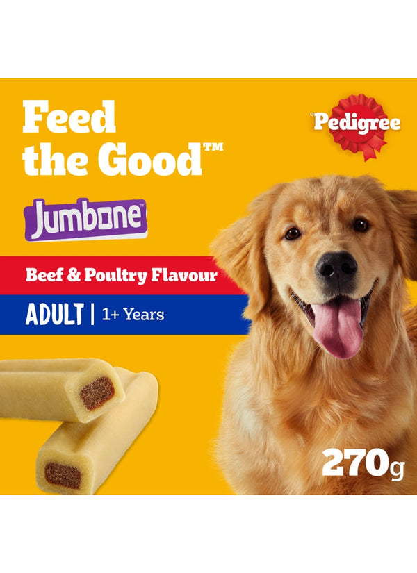 Pedigree Jumbone Dog Treats Multicolour 180g