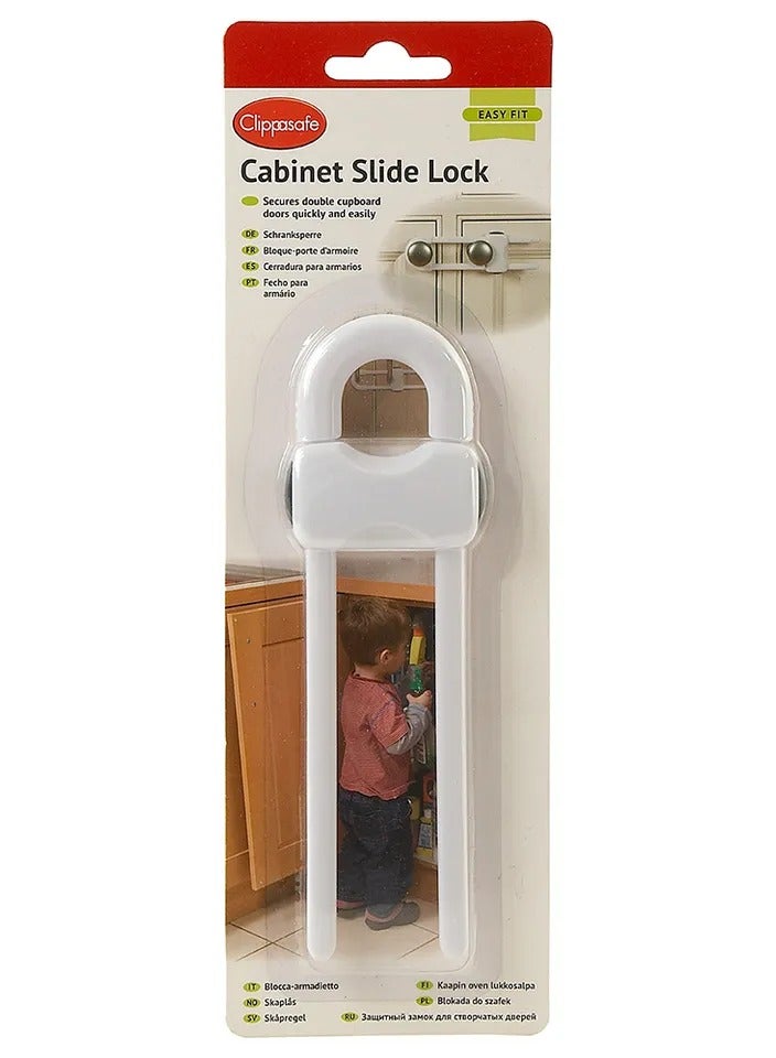 Clippasafe Cabinet Slide Lock – Safety for Your Home