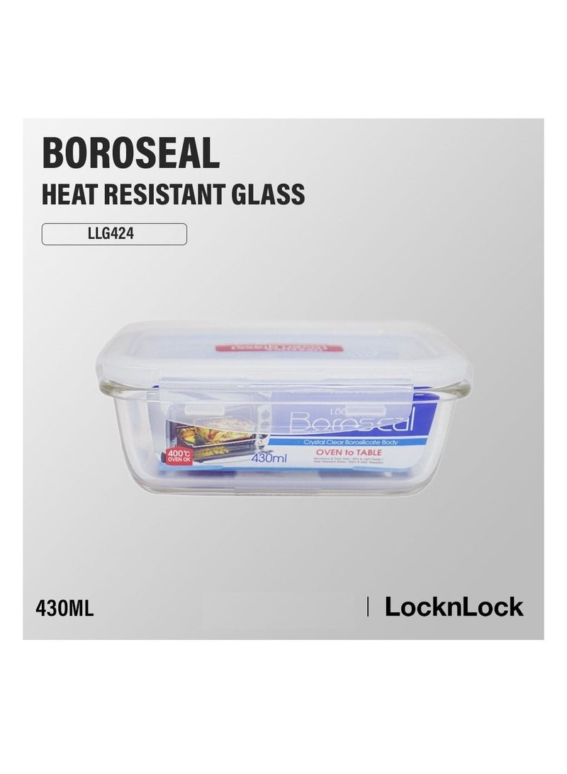 LOCK & LOCK Boroseal Glass Container 430 ML