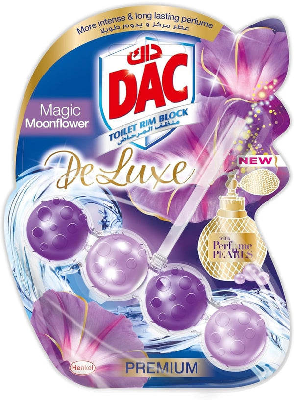 Dac Toilet Rim Block Deluxe Magic Moon Flower 50G
