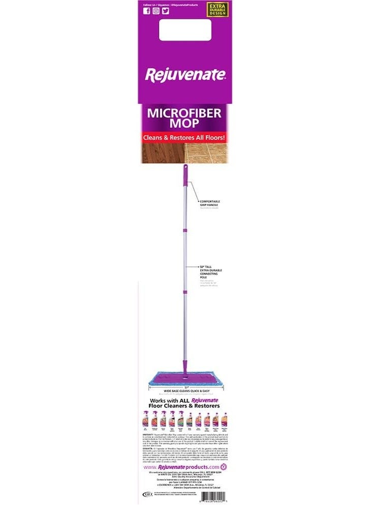 Rejuvenate Microfiber Mop with Reusable Pads